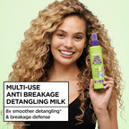 Garnier imported hair heat protectant spray bottle standing upright on a clean studio background