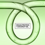Garnier Fructis professional detangling hair treatment bottle highlighting the eight times smoother slip benefit