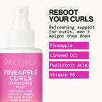 Close up of Pacifica Pineapple Curls mist spray nozzle
