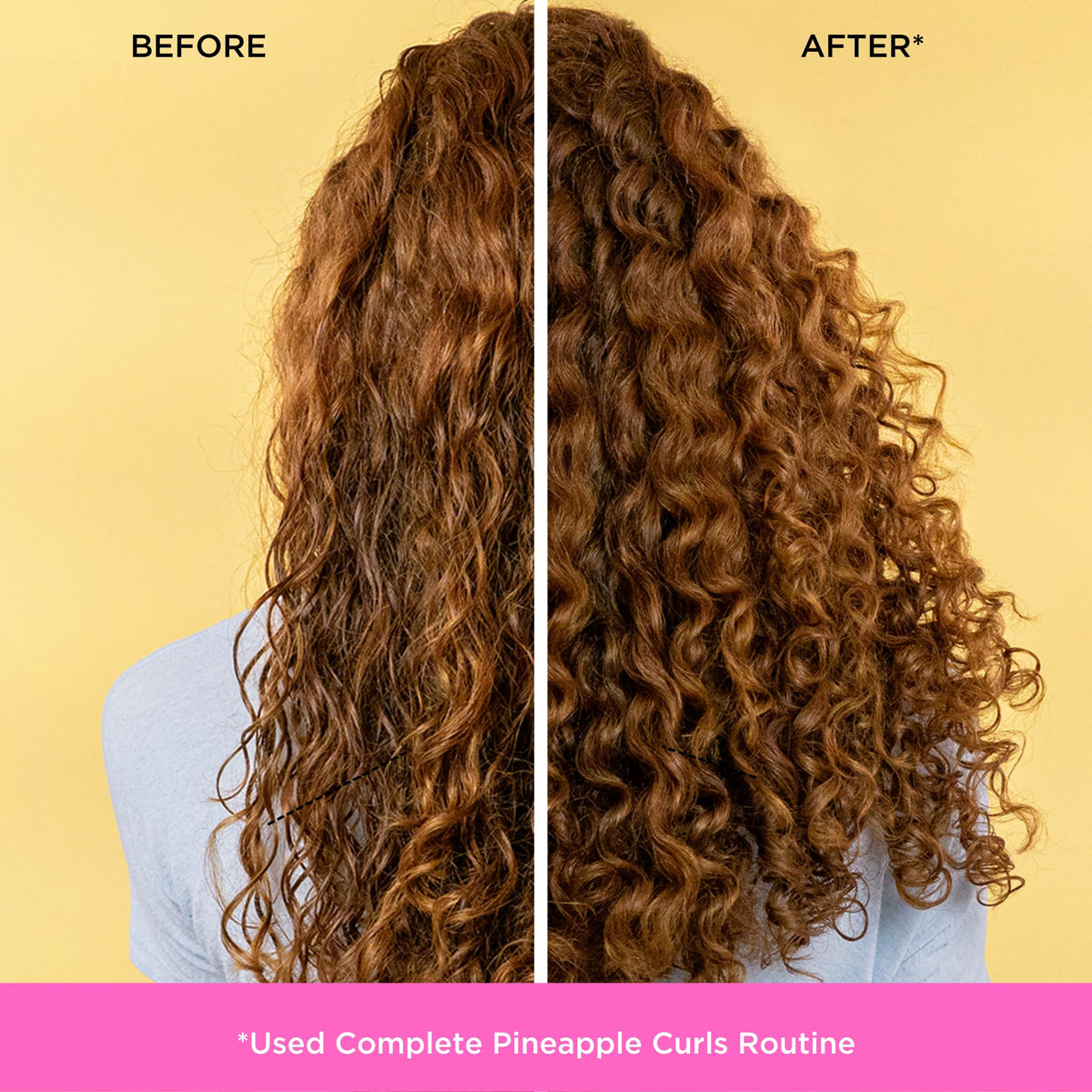 Back label of Pacifica Pineapple Curls Refresher Mist