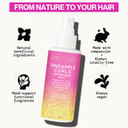 Lifestyle shot of Pacifica curl refresher spray for wavy hair
