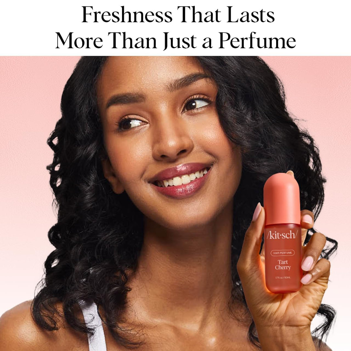 Kitsch Tart Cherry Hair and Body Mist spray bottle