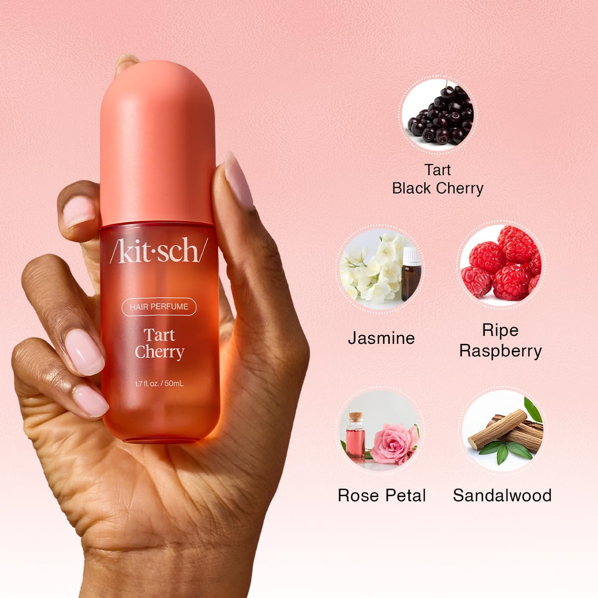 Kitsch deodorizing hair and body mist packaging