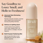 Kitsch Hair Perfume Warm Sugar branding and label