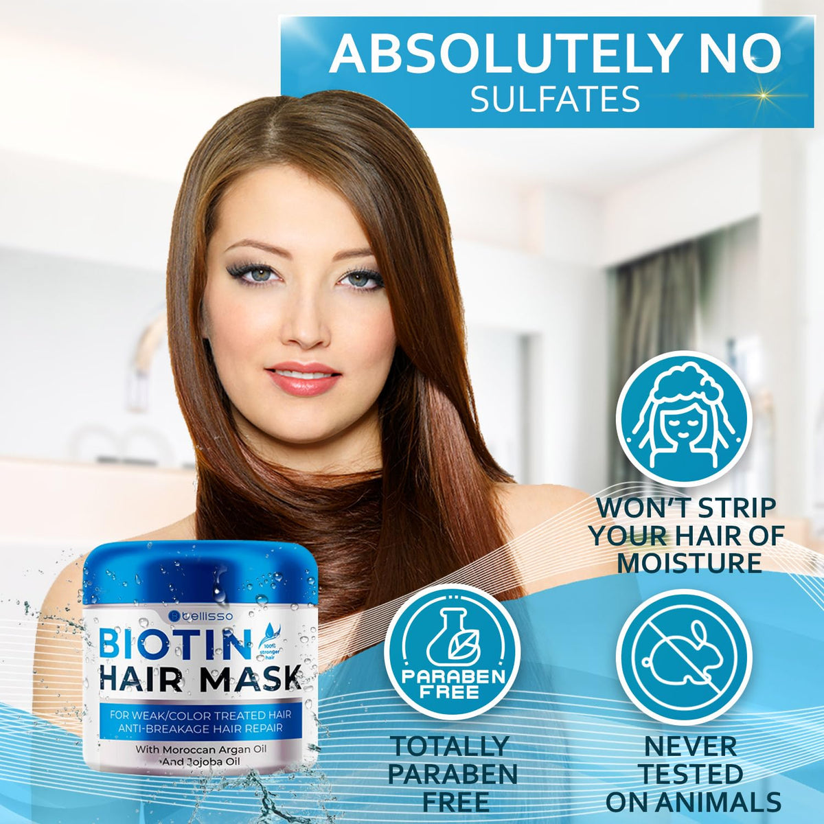 Authentic USA imported Bellisso hair care product