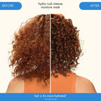 Amika Hydro Rush hair mask back label with ingredient list