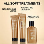 Redken All Soft hair mask 8.5 fluid ounces size comparison