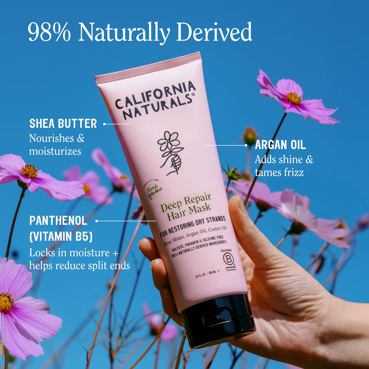 California Naturals Deep Repair Hair Mask texture cream closeup