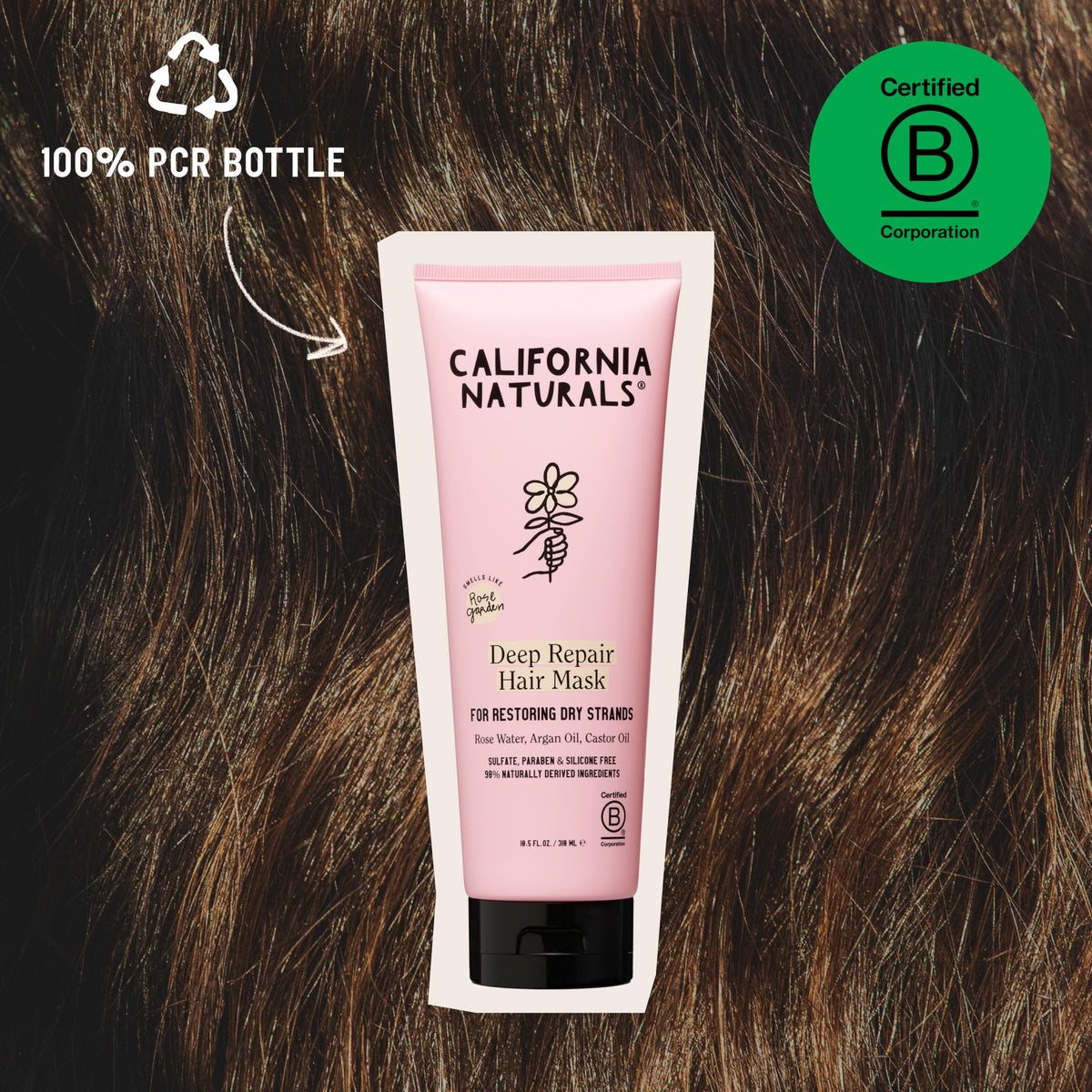 California Naturals Deep Repair Hair Mask nourishing hair treatment application