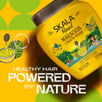 Authentic imported Skala hair care jar size comparison
