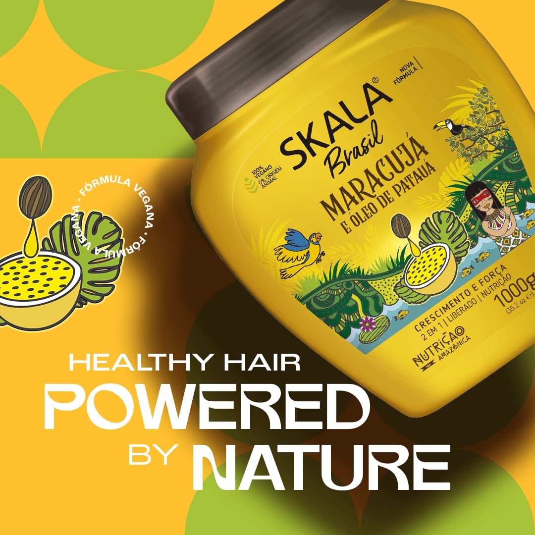 Authentic imported Skala hair care jar size comparison
