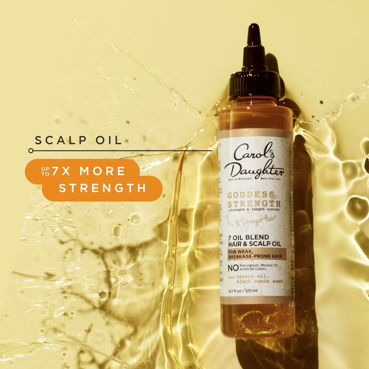 Authentic Carol's Daughter Goddess Strength oil for waves and curls