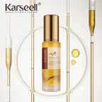 Karseell Maca Essence argan oil hair serum packaging for dry damaged hair