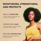 African Pride hair growth oil containing castor and argan oils
