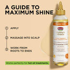 Lightweight multi-oil blend for curly and coily hair textures
