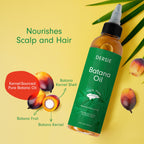Dersie liquid batana oil showing coffee-colored natural tint