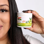 Back of jar with ingredient list for Palmers Gro Therapy