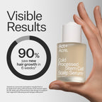 Application of Act+ Acre scalp serum using pipette on hair