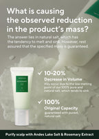 Aromatica Rosemary Scalp Scrub being applied to the scalp with applicator