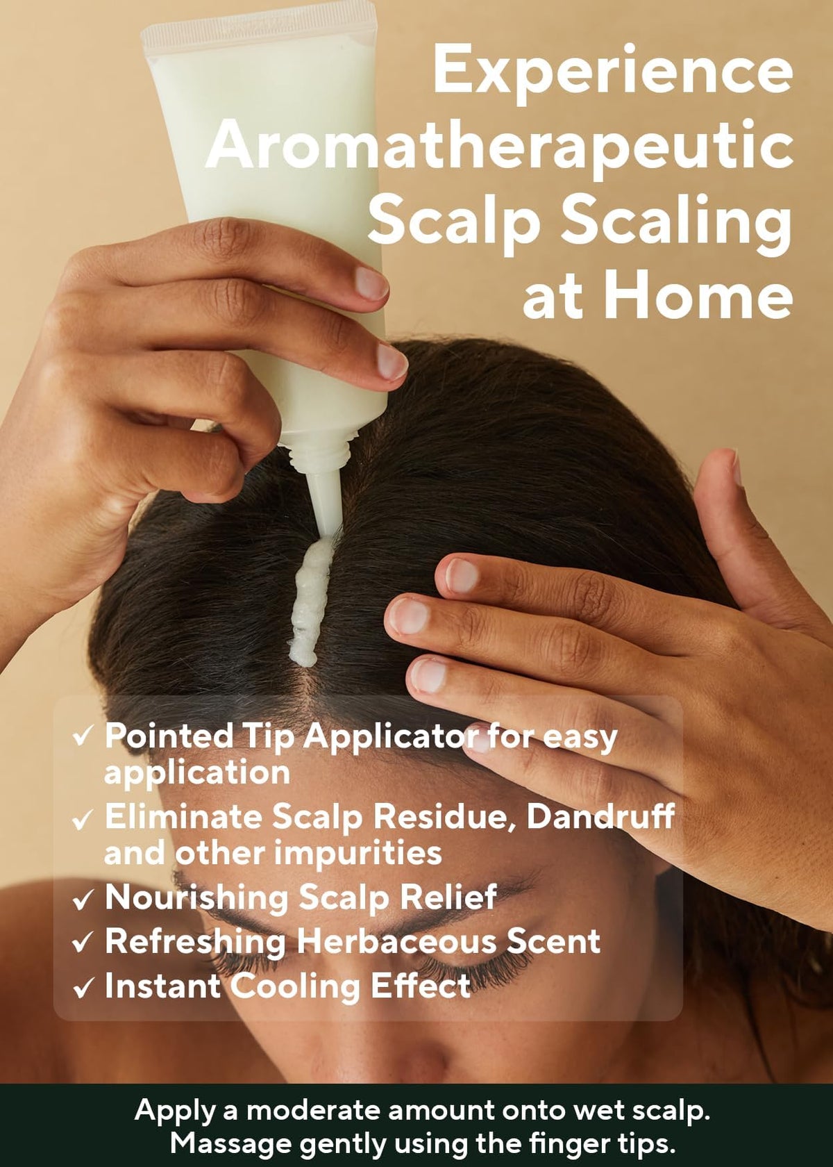 Side profile of Aromatica Rosemary Scalp Scrub 165g retail packaging