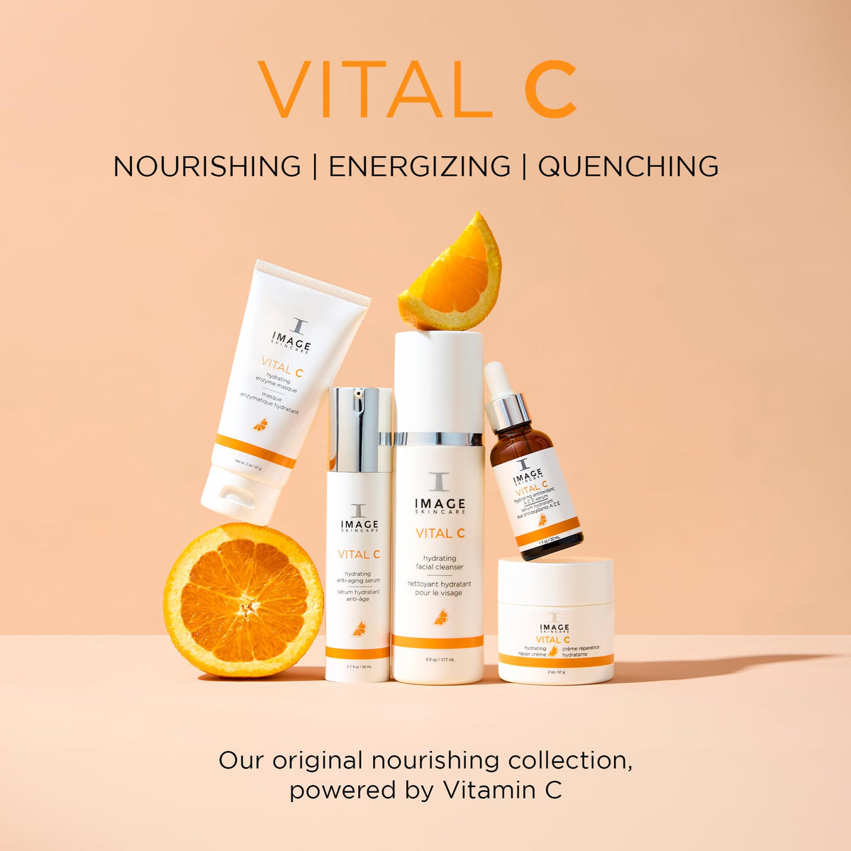 Skincare application routine using Vital C eye gel