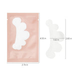 Front view of Zokoco lint free hydrogel eye mask pads