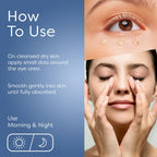 Authentic Skin Lab eye treatment jar on vanity setup