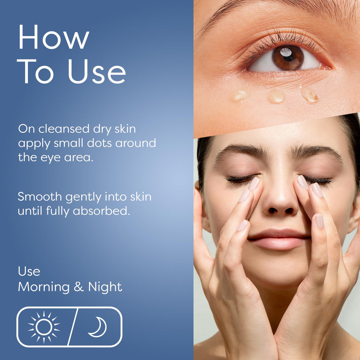 Authentic Skin Lab eye treatment jar on vanity setup