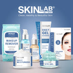 Applying Skin Lab firming gel to under eye area