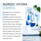 Application of Lumene hydrating eye gel under eyes