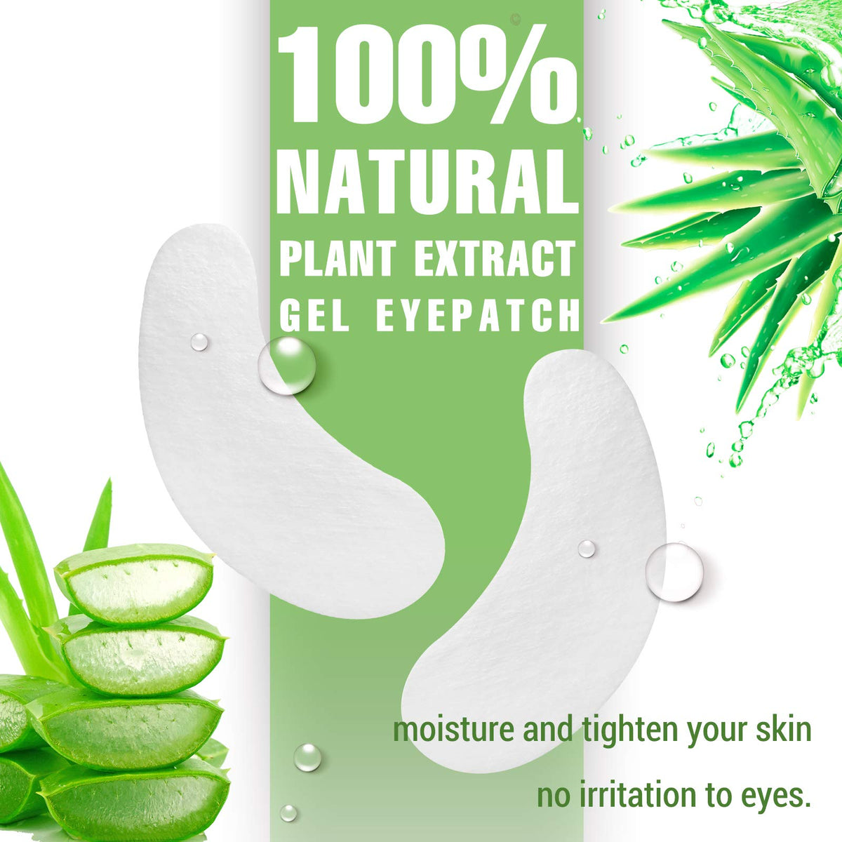 GreenLife collagen and aloe vera under eye pads in foil