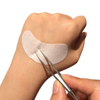Professional application of GreenLife hydrogel eye patches