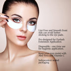 Individual sealed packaging of GreenLife eyelash gel pads
