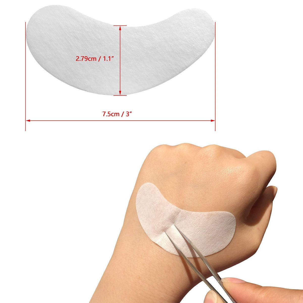 Back view of GreenLife hydrogel eye patches pouch