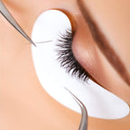 Demonstration of GreenLife eye pads contouring to eye shape