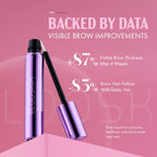 Close up of Blooskim brow serum packaging 5 milliliter size