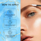 VieBeauti eyebrow serum ingredients label and product details