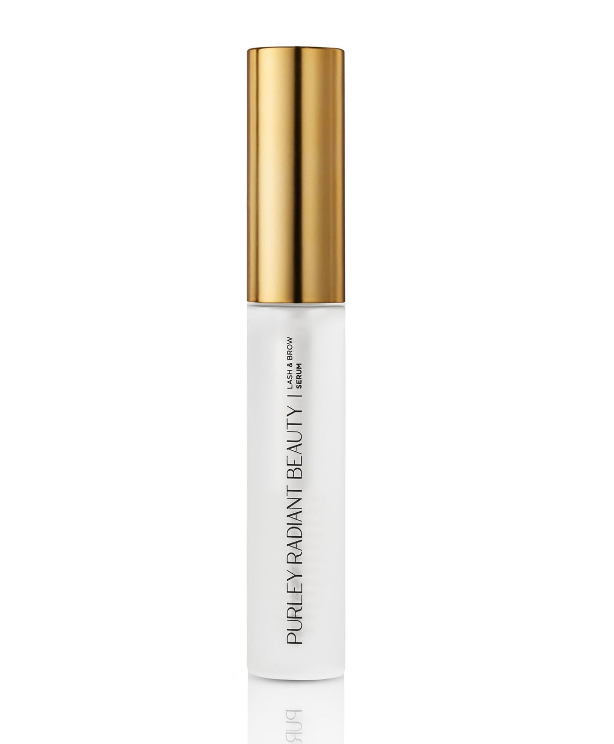 Applying Purely Radiant Beauty serum to lashes