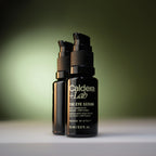 Side profile of Caldera + Lab The Eye Serum bottle