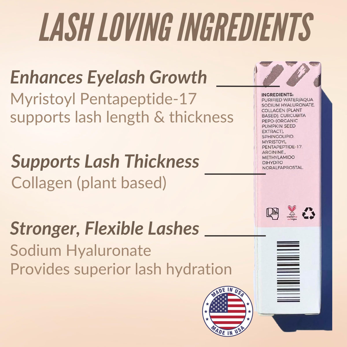Application demonstration of Show Lash serum on lash line