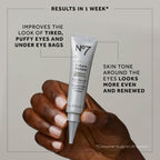 No7 Future Renew eye serum box packaging design