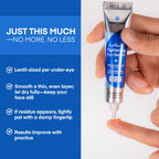 Close up of HealthyDerm serum applicator and product texture