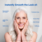 Instant tightening eye serum for fine lines and crow's feet