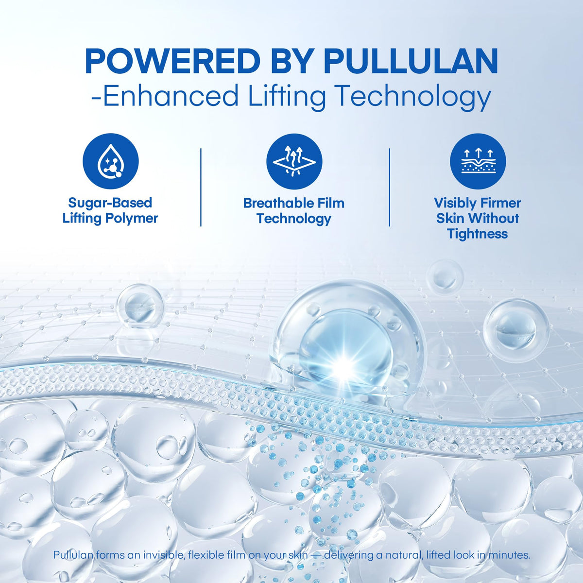HealthyDerm polysaccharide firming formula bottle design