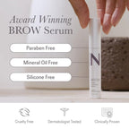 Nulastin brow serum applicator spoolie brush for precise application