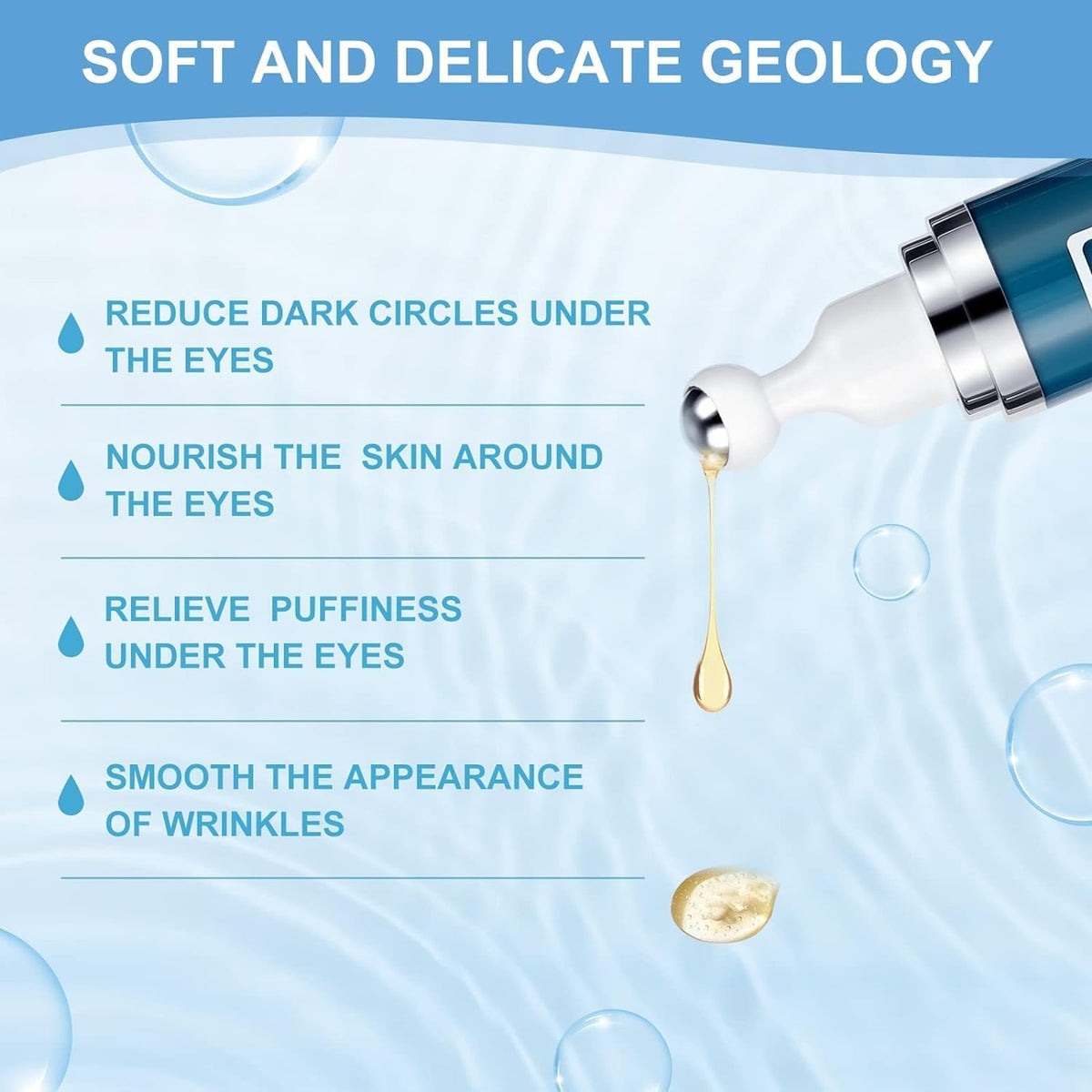 Dongyu caffeine eye serum packaging showing 15ml volume