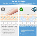 Texture and consistency of Dongyu caffeine eye serum