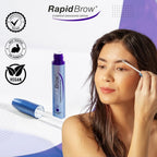 RapidBrow serum bottle with cap removed
