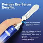 Poeroes eye serum with 360 degree roller massage ball applicator