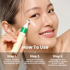 Application of Axis-Y eye serum near under-eye area